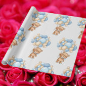 Beren ballonjongen Schattige inpakpapier Tissuepapier