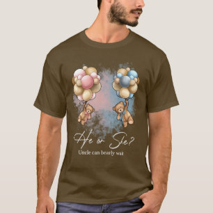 Beren ballonnen oom kan vroeg wachten op sekse ont t-shirt
