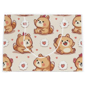 beren boodschappentas groot cadeauzakje (Voorkant)