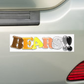 BEREN! BUMPERSTICKER (Op auto)