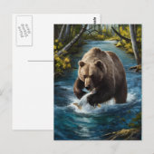 Beren Catch of the Day Briefkaart (Voorkant / Achterkant)