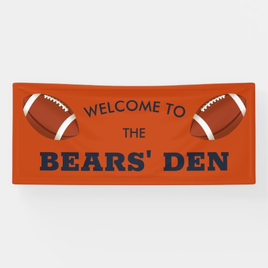 Beren Den Football Banner (Horizontaal)
