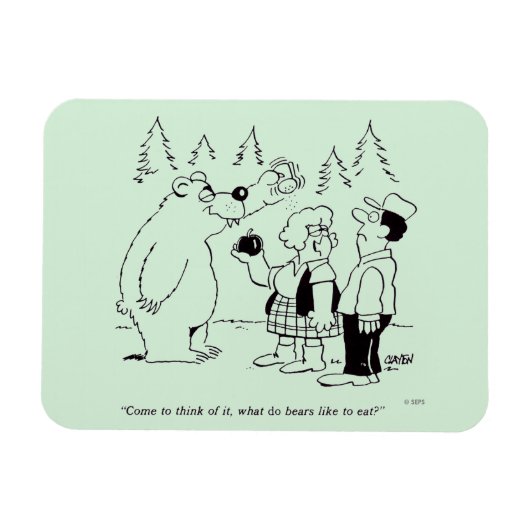 Beren diner magneet (Horizontaal)