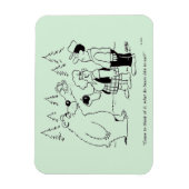 Beren diner magneet (Verticaal)