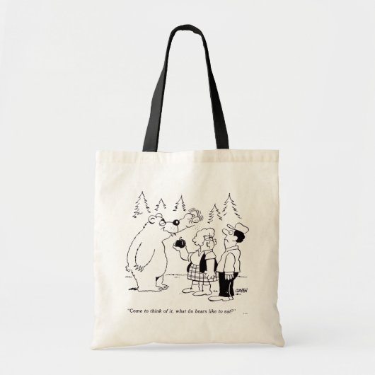 Beren diner tote bag (Voorkant)