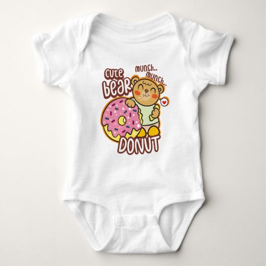 Beren-donut Romper (Voorkant)