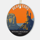 Beren Ears National Monument Utah Keramisch Ornament (Links)