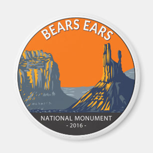 Beren Ears National Monument Utah  Magneet