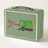 Beren Een vuilniswagen rijden (Achterkant)