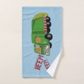 Beren Een vuilniswagen rijden Bad Handdoek (Handdoek)