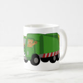 Beren Een vuilniswagen rijden Koffiemok (Voorkant rechts)