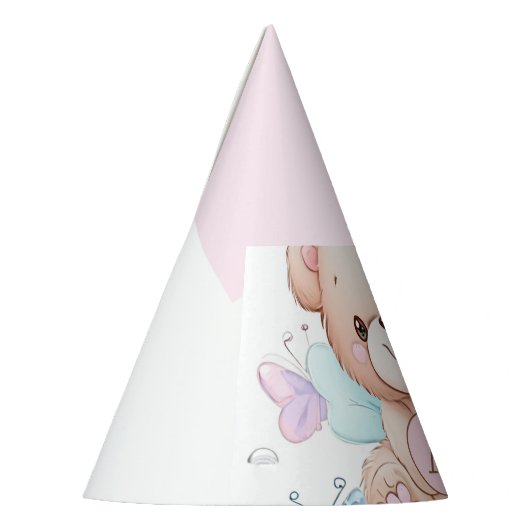 Beren en vlinders Monogram Partij Pet Feesthoedjes (Links)