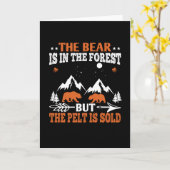 Beren - het Beer ligt in het bos Kaart (Gele Bloem)