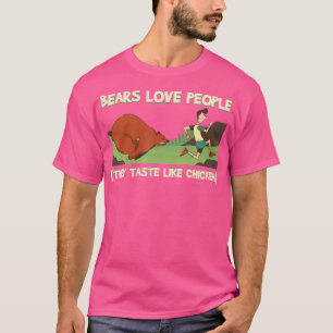 Beren houden van mensen die als kippen kamper C T-shirt