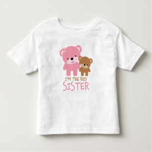 Beren "Ik ben de grote zuster" Kinder Shirts