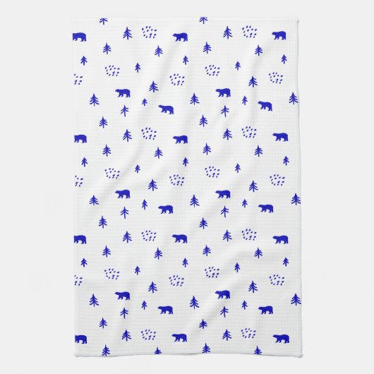 Beren in de Bossen Theedoek (Verticaal)