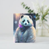 Beren in de winter, Postcrossing Briefkaart (Staand voorkant)