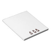 Beren in een Notitieblok Lijn (Schuin)