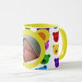 Beren in geel mok (Voorkant rechts)