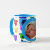 Beren in het blauw mok (Voorkant links)