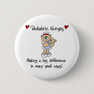 Beren Kinderartsen maken verschil Ronde Button 5,7 Cm