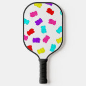 beren kleurrijke regenboog snoep pickleball pil pickleball paddle (Voorkant)