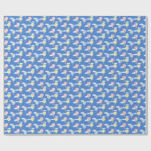 Beren & Konijn Hete Luchtballon Dagje uit Cadeaupapier (Vlak)