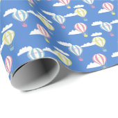 Beren & Konijn Hete Luchtballon Dagje uit Cadeaupapier (Rol Hoek)