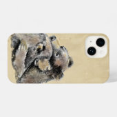 Beren Natuur in het wild iPhone Hoesje (Achterkant horizontaal)