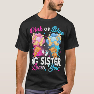 Beren Nk Of Blauwe Grote Zus Houdt Van Jou Geslach T-shirt