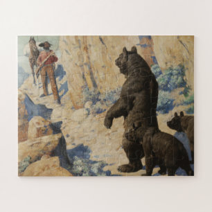 Beren op het pad 1904 William Robinson Leigh Legpuzzel