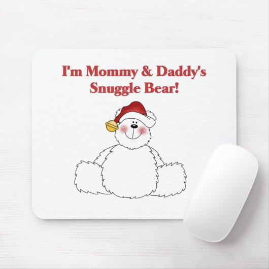 Beren overhemden en cadeaus voor mama en papa muismat (Met muis)