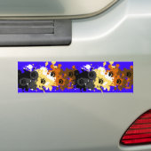 beren sporen bumpersticker (Op auto)
