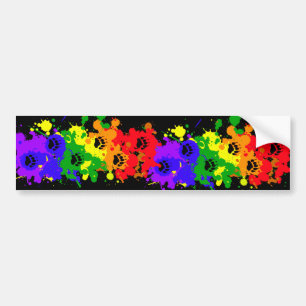 beren sporen bumpersticker