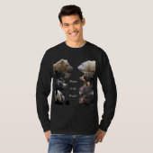 Beren van de wereld donkerkleurig t-shirt (Voorkant volledig)