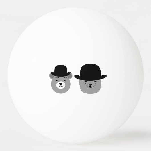 Beren van de woestijn pingpongballen (Voorkant)