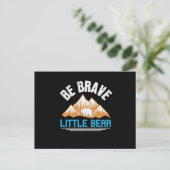 Beren - Wees dapper kleine beer Briefkaart (Staand voorkant)