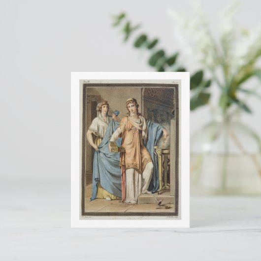 Berenice, kostuum for 'Berenice' by Jean Racine, f Briefkaart (Staand voorkant)