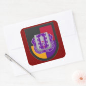 Beret flash & DUI 478e Burgerzaken Bn Stickers (Envelop)