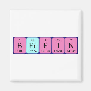 Berfin periodieke table name magnet magneet