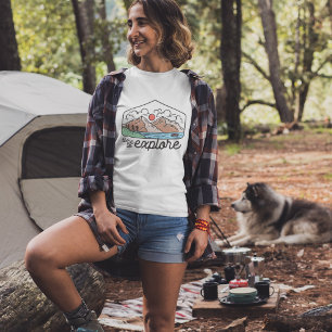 Berg avontuurtijd om te verkennen t-shirt