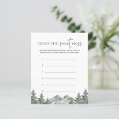 Berg Baby Shower Raad De Zoete Rommel Spel (Staand voorkant)