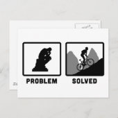 Berg Biking Briefkaart (Voorkant / Achterkant)