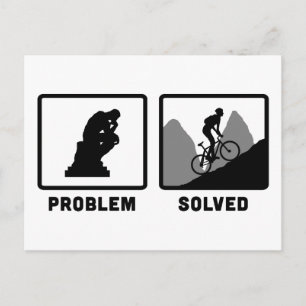 Berg Biking Briefkaart