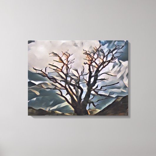 BERG BOOM CANVAS AFDRUK (Voorkant)