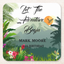 Berg, bos & zonsondergang