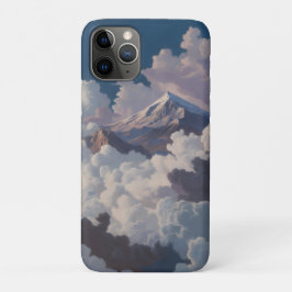 Berg boven de wolken iPhone 11 pro hoesje