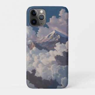 Berg boven de wolken iPhone 11 pro hoesje