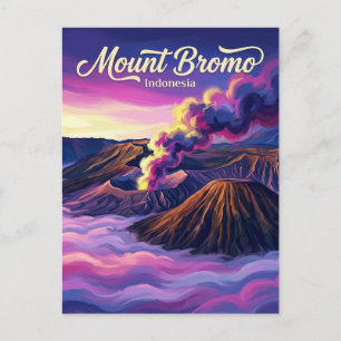 Berg Bromo Indonesië Briefkaart