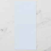 Berg bruiloft Waterverf Lavendel Landscape Menu (Achterkant)